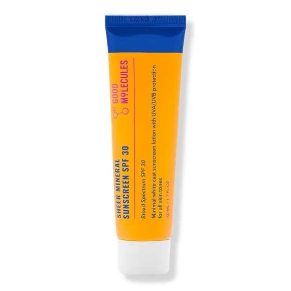 NWT Good Molecules Sheer Mineral Sunscreen SPF 30 - Picture 1 of 3